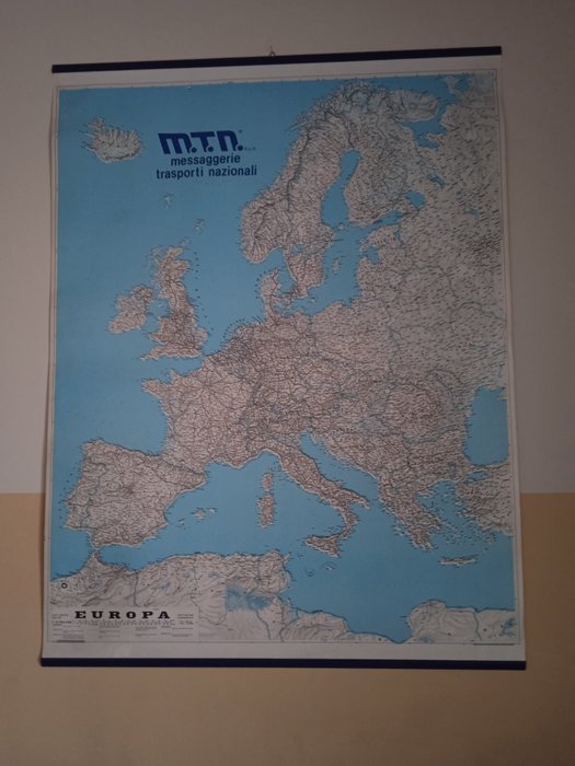 意大利, 地图 - 欧洲地图 - 1990/2000