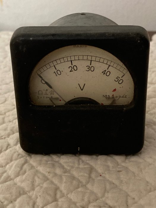 Pekly Paris - Vliegtuigcomponenten en -apparatuur - merk voltmeter - 1970-1980