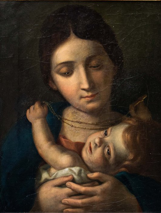 Scuola Bolognese (XIX), Da Carlo Cignani - Madonna con Bambino