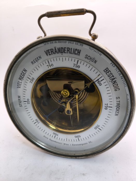 Deutschland - Aneroïde barometer - Brons, Glas
