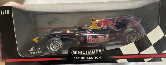 Minichamps 1:18 - 1 - Miniatura de carro - Formel 1 Car Collection Red Bull Racing Showcar 2010 S. Vettel Limited Edition 1 / 2100 OVP 1 : 18