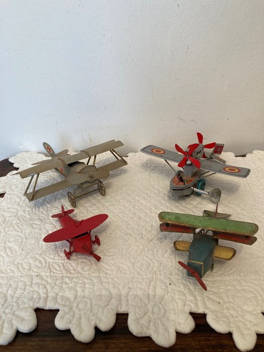 Cablé Bel  - Spielzeugflugzeug 4x Avions Divers - 1960-1970 - Frankreich