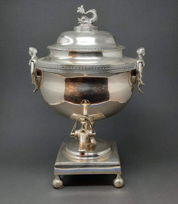俄式茶壺 - 鍍銀