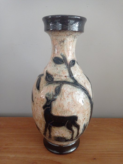 Bouffioulx Guérin - 花瓶 -  V30-OB1  - 石器