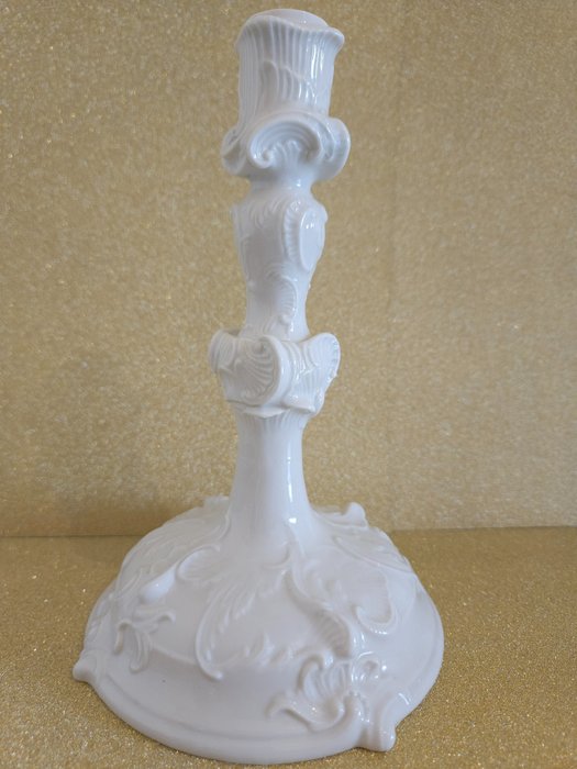 NYMPHENBURG - Statue - Nymphenurg Candelar -  (1) - Porselen
