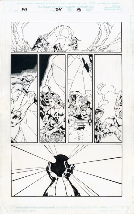 Salvador Larroca - Original page - Fantastic Four