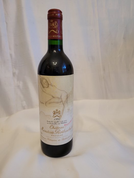 1993 Château Mouton Rothschild - Pauillac 1er Grand Cru Classé - 1 Flaske (0,75Â l)