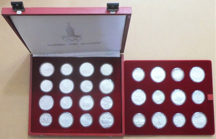 Russland. 10 Roubles 1980 Olympic Games Moscow, 28 coins