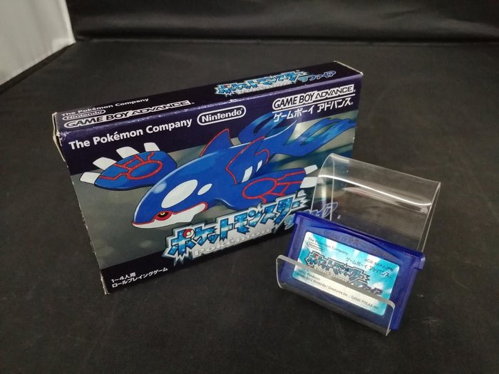 Nintendo - Pokemon Sapphire for Gameboy Advance in original box Japanese version - Handhållet videospel (1)