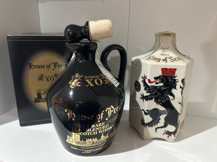 King of Scots 17 years old + House of Peers Supreme XO  - 70厘升, 75厘升 - 2 bottles
