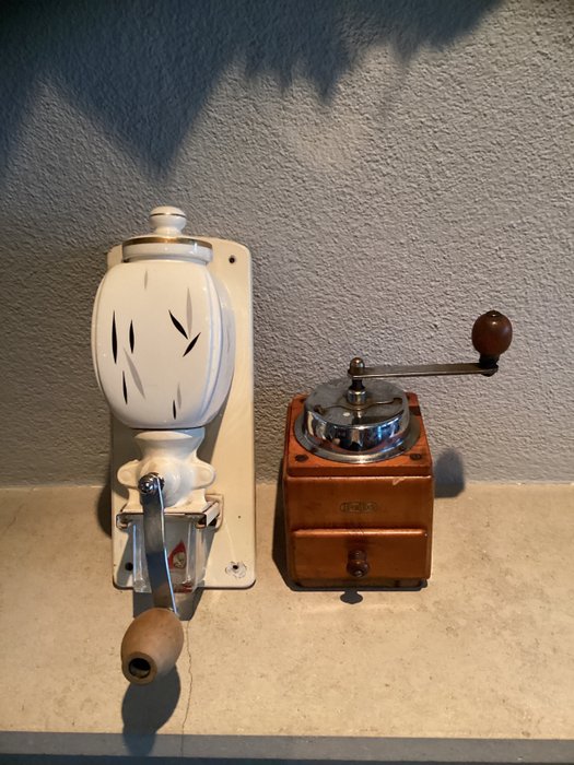 咖啡研磨机 (2) - 木材、陶瓷、金属、玻璃