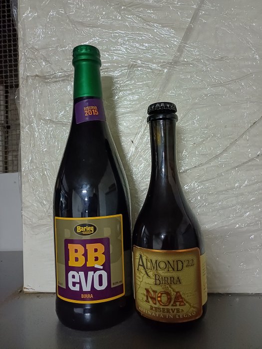 Barley + Almond 22 - BB Evò Riserva 2015 + Noa Reserva - 75cl + 375ml - 2 flaskor
