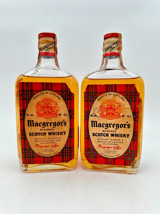 Macgregor's  - b. eind jaren zestig begin jaren zeventig - 75cl - 2 bottles