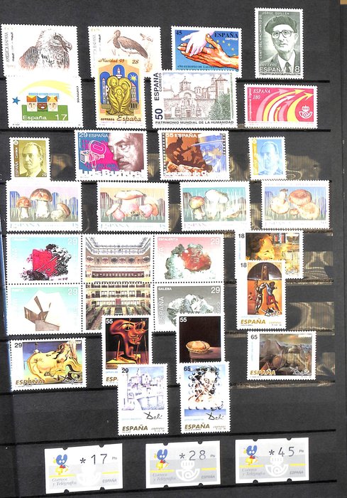 Spanje 1993/2004 - Mooie verzameling in een prachtig Leuchtturm album met TB Quality case - Zie de 64 foto's