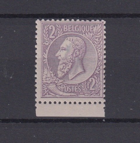 比利时 1884 - 利奥波德二世 - OBP : 52 met redelijk goede centrage