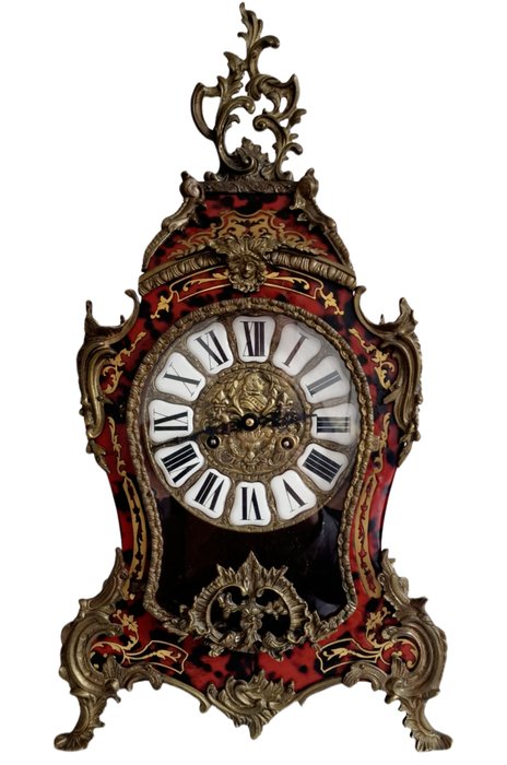 Mantel clock - Bronze, Brass, Wood - 1969-1975