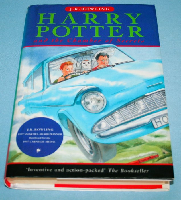 J.K.Rowling - Harry Potter and the Chamber of Secrets - ( 3rd Print ) with typo error on page 245 - 1998