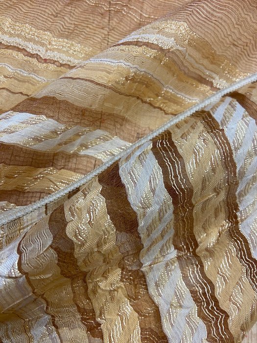柔軟輕盈雙寬條紋歐根紗 - 紡織品 - 1000 cm - 300 cm