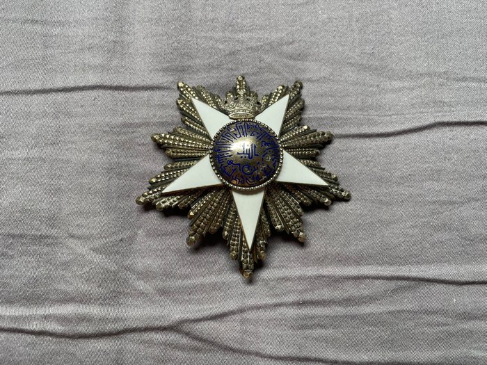 Egyiptom - Érem - Order Of The Nile, Type I, Grand Cordon Breast Star silver