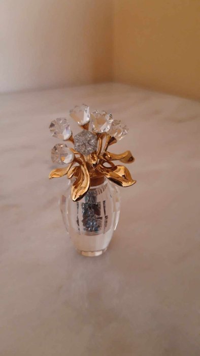 Figure - Swarovski - Secrets - Spring Flower Vase - Flacon - 210825 - Cristal