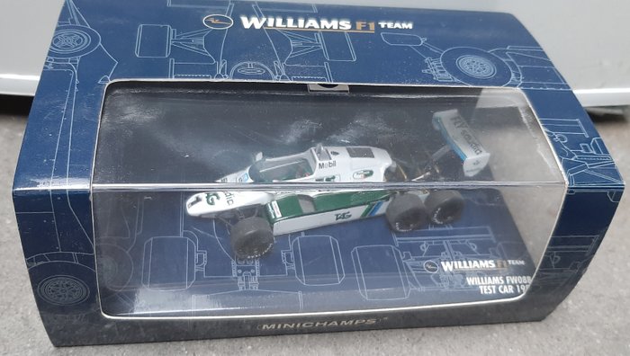 Minichamps 1:43 - 1 - Pienoismalliauto - Williams F1 Ford FW08B Test Car - 6 "Wheeler" 1982