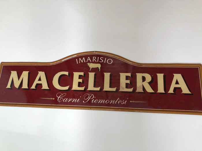 Macelleria - Εμαγιέ πινακίδα - λαμαρίνα