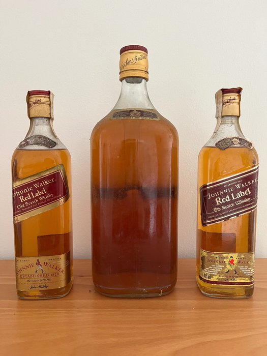 Johnnie Walker - Red Label  - 70cl, 1.75 Ltr - 3 bottles