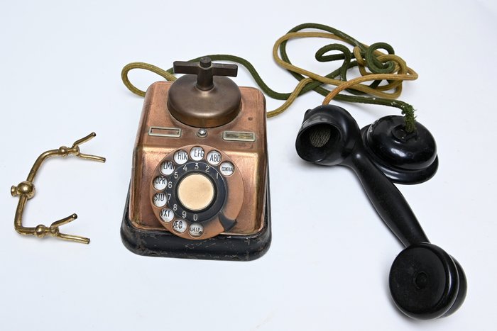 KTAS - Kjobenhavns Telefon Aktieselskab - 模擬電話 - 膠木, 銅