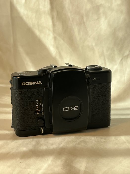 Cosina CX-2 met Cosinon 35 mm 2.8 lens Analogt kompaktkamera