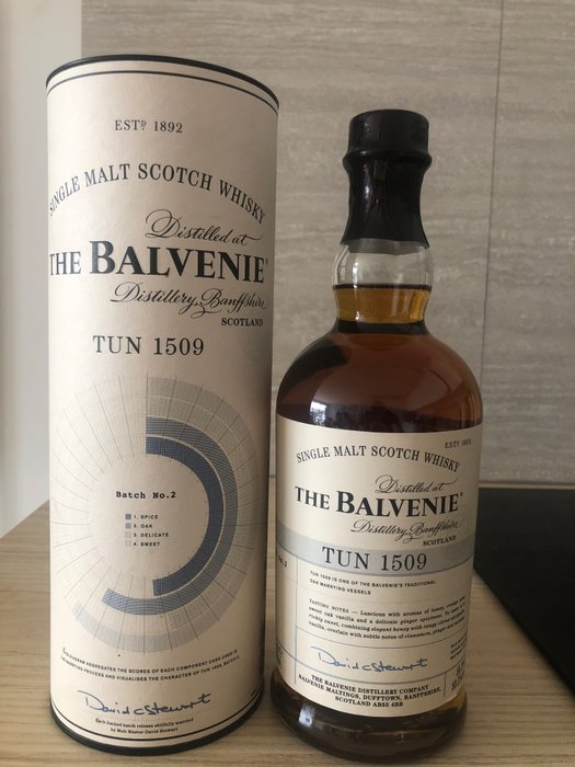 Balvenie - TUN 1509  Batch No. 2 - Original bottling  - 70cl