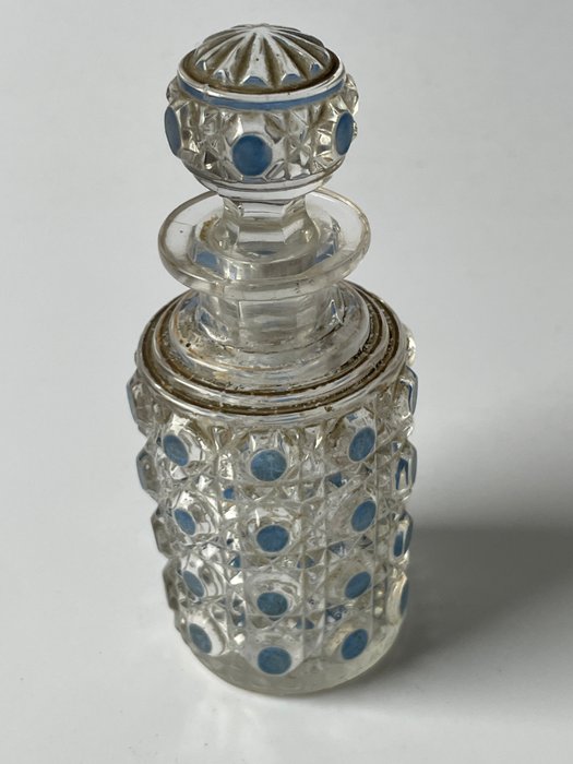 Baccarat - Parfümfläschchen (1) - Blaue Edelsteindiamanten - Kristall