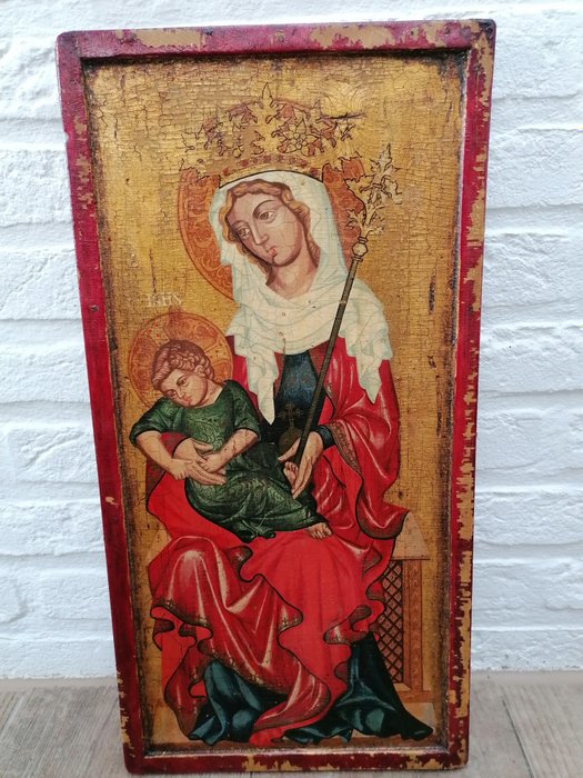 Ikone - Madonna von Glatzer - Holz
