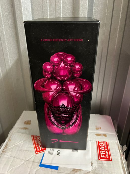 2003 Dom Perignon Rosé Jeff Koons - 香檳 Rosé - 1 Bottle (0.75L)