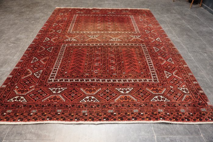阿富汗哈吉鲁 - 地毯 - 225 cm - 175 cm
