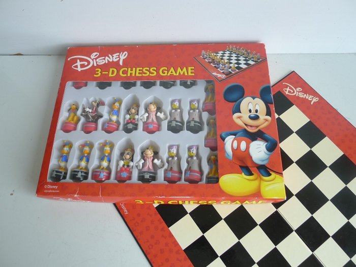 Walt Disney chess Mickey and family - 西洋棋套裝 - 優質塑膠（迪士尼）