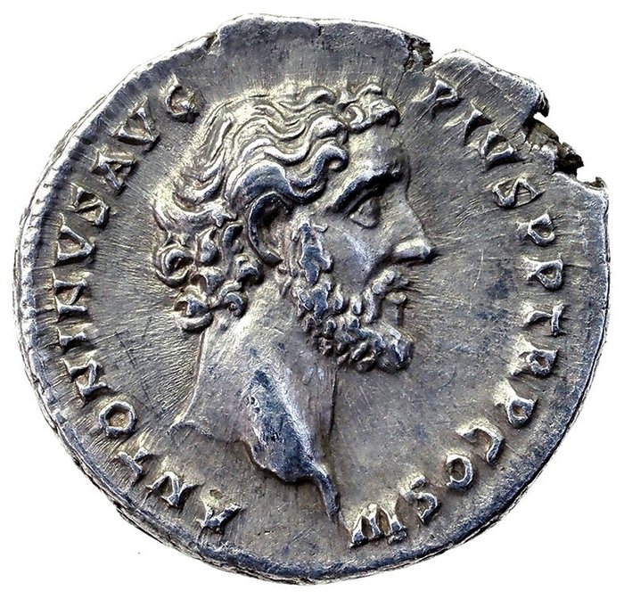 Cesarstwo Rzymskie. Antoninus Pius (AD 138-161). Denarius 140 A.D.