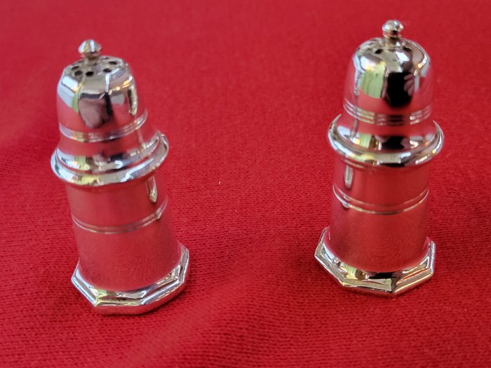 Christofle - Salt and pepper shakers (2) - Albi - Silver plated metal