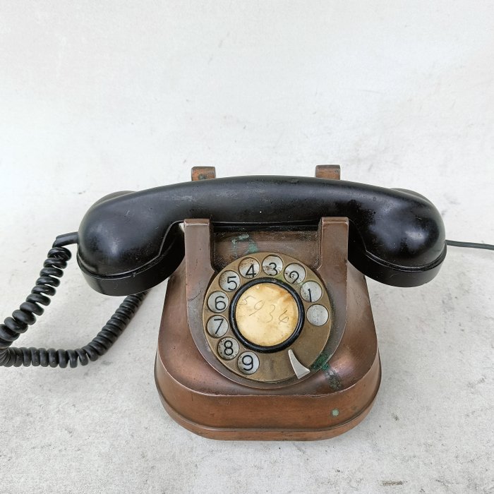 ATEA RTT 56A - Analoges Telefon - Bakelit, Kupfer