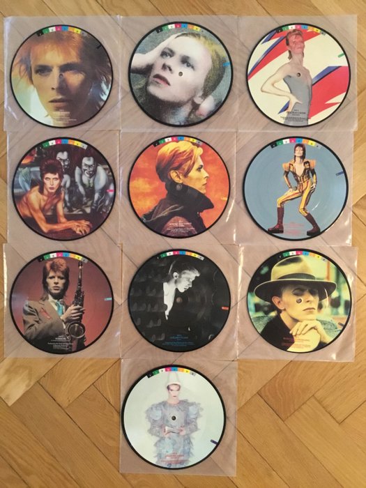 David Bowie - Flera titlar - 45 RPM 7" Singel - Bildskiva - 1982