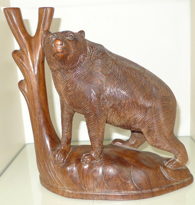 Figur - Sculptuur van beer - Holz
