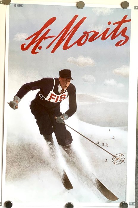 Herdeg (after) - Skisport in St.Moritz - 1970er Jahre