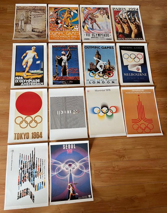 Diverse ontwerpers - Olympische Spelen - Jaren 1980