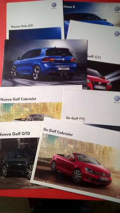 Brochure - Volkswagen - Scirocco R/Golf R/GTI/GTD/Cabriolet/Plus/Cross/PoloGTI - 2004