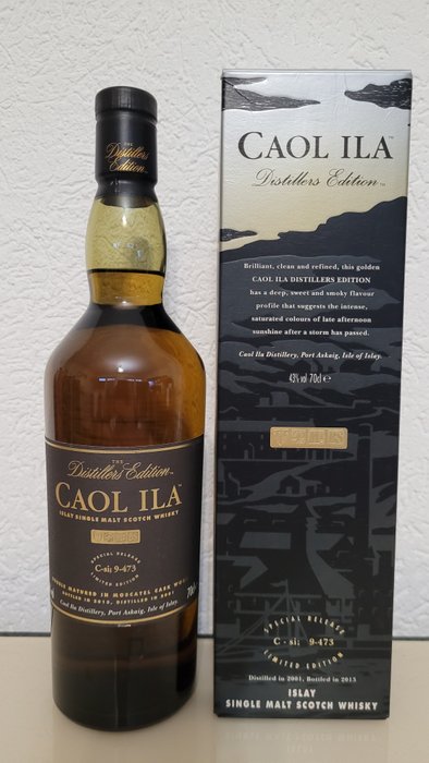 Caol Ila 2001 - Distillers Edition - Original bottling  - b. 2013 - 700ml