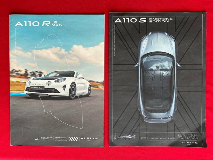 Brochure - Alpine - A110 S Enstone Edition & A110 R Le Mans - XXL brochures - 2023