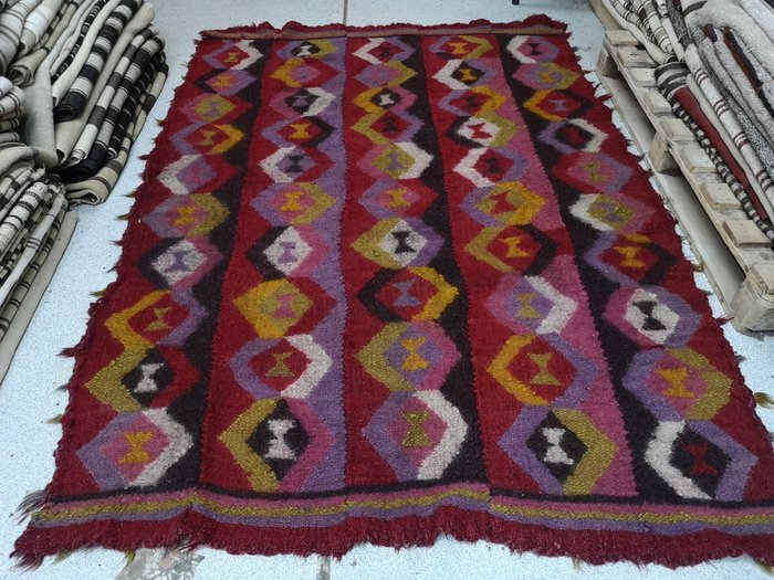 Canakkale - 凯利姆平织地毯 - 152 cm - 210 cm