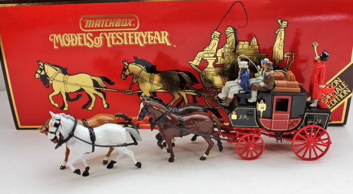 Matchbox  - Toy vehicle Ref. YS-39 Passanger Coach & Horses - C. 1820 - special edition - 1980-1990 - China