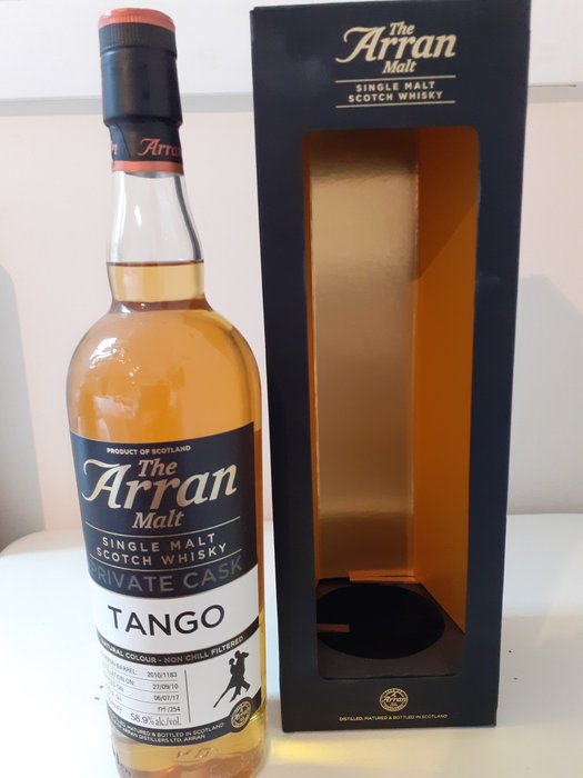 Arran 2010 - Private Cask Tango - Original bottling  - b. 2017  - 700ml