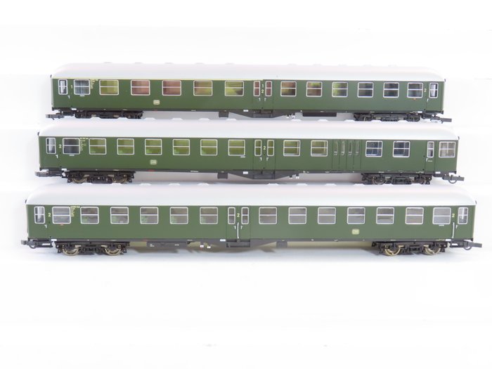 Roco H0 - 44680/44681/45794 - Model train passenger carriage (3) - 3x 4-axle express train passenger cars 1st/2nd and 2nd class - DB