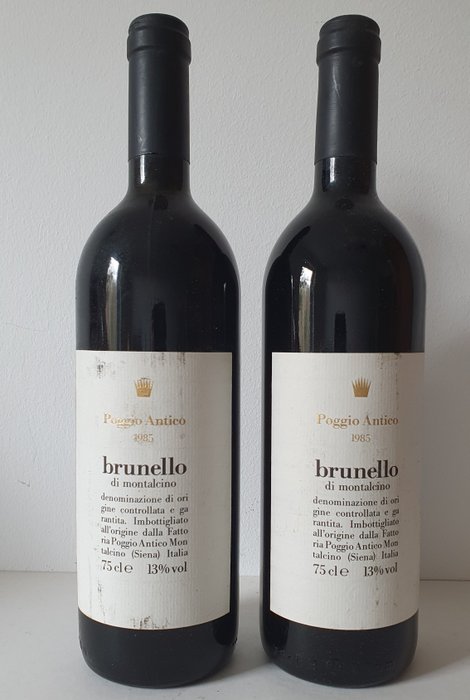 1985 Poggio Antico - Brunello di Montalcino DOCG - 2 Botella (0,75 L)